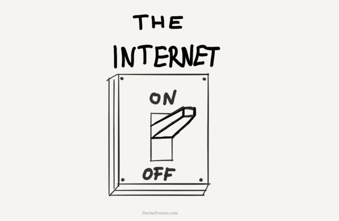 Disconnect from the internet