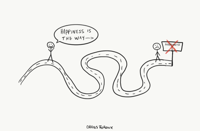 happiness is the way